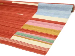 Ковер ручной работы из новозеландской шерсти и хлопка