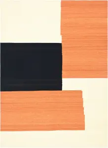 Ковер ручной работы из новозеландской шерсти и хлопка