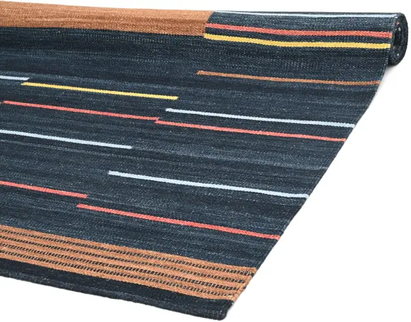 Ковер ручной работы из новозеландской шерсти и хлопка